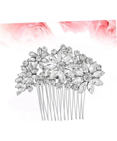 Mikinona Wedding Hair Comb Bride Hair Clip Rhinestone Hair Clip Rhinestone Hair Comb Bridal Headpiece Rhinestone Headpiece Rhinestone Comb Hair Teasing Comb Bridal Hair Clip Comb for Bridal - Buy Online on GoSupps.com
