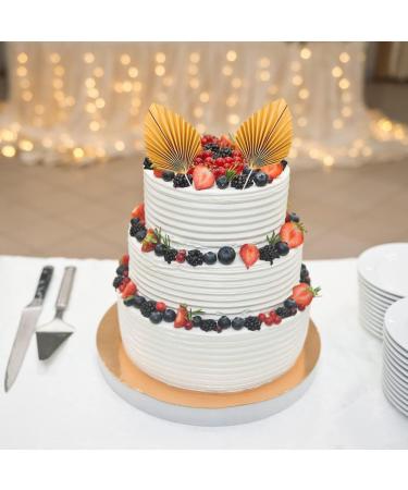 4Pcs Paper Palm Fan Cupcake Topper palm spears for cakes Spear Leaf Cake Insert Supplies Cake Decorations for Birthday Wedding Party(Gold) (cswcmy20220920-0007) - Buy Online on GoSupps.com
