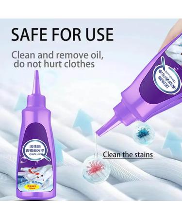 Affectionate Stain Remover 120ML 2024 New Active Enzyme Clothing Stain Remover Fast Grease Laundry Stains Cleaner For Clothes (1Pc) - Buy Online on GoSupps.com