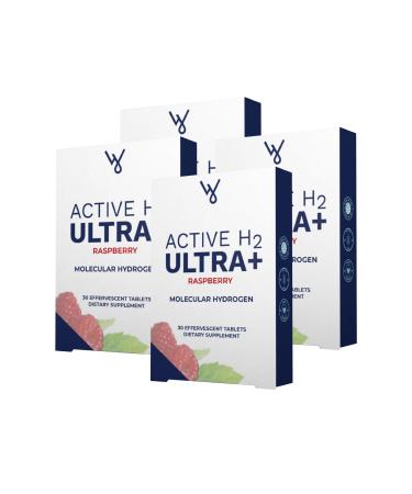 Purative Active H2 Ultra+ Hydrogen Water Tablet Natural Raspberry. Optimize Health Support Immunity and Balance Antioxidants with Benefits of Molecular Hydrogen 240 Servings