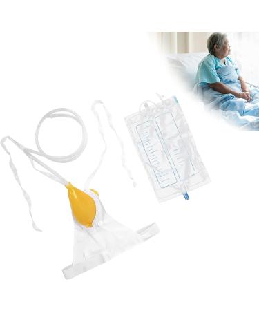 Buy Wearable Silicone Urine Collector - 1000ml Female Urination Device for Travel & Incontinence | Perfect for Elderly Camping and Bedridden Women - Buy Online on GoSupps.com