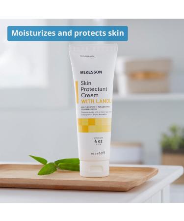 McKesson Skin Protectant Cream with Lanolin - Paraben & Fragrance Free - 4 oz (1 ct) - Buy Online on GoSupps.com