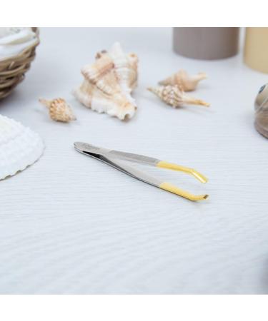 Claveles 12234 Pinza DEPILAR Krabbe - Spitze Gold 8 cm | International Shipping Available - Best Quality Hair Removal Tweezers - Buy Online on GoSupps.com