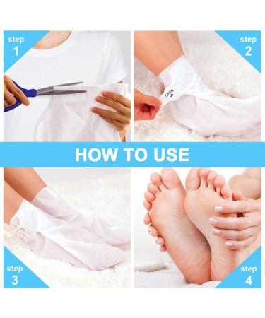 Foot Peeling Mask - 5 Pairs | Natural Exfoliator for Baby Soft Feet | Pain-Free Corn Remover for Women & Men (Milk) - Buy Online on GoSupps.com