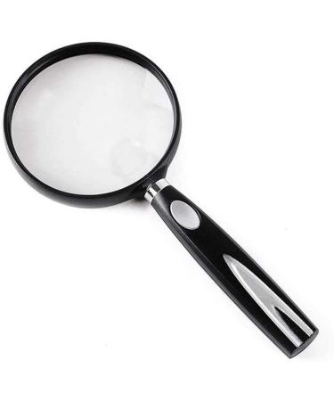 Magnifying Glasses for Hobbies Reading Magnifier Handheld Magnifying Glass 6 Times High-Definition High-Definition 100MM Optical Glass Lens Elderly Students and Children Reading Newspaper Vision