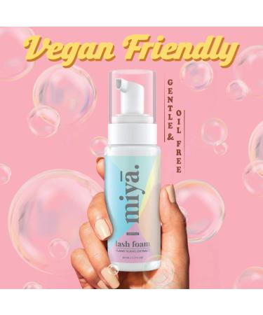Eyelash Extension Cleanser & Rose Gold Mascara Wand | Miya Lash Shampoo 50ml - Buy Online on GoSupps.com