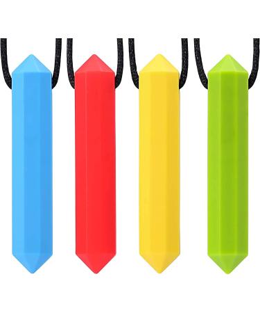 Chewlery Chew Necklace for Kids with ADHD & Autism - Crystal 4-Pack by Solace (Age 5+) - Buy Online on GoSupps.com