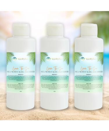 Sea Moss Soap for Facial & Body | Paraben Free | White Willow Bark | Moisturizing for Sensitive Skin | All Skin Types | Acne Eczema Psoriasis Relief | 4oz Bottle - Buy Online on GoSupps.com