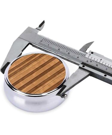 Original Wood Color Texture Round Pill Box - 3 Compartments Portable Organizer for Purse & Pocket | Travel Essential - Buy Online on GoSupps.com