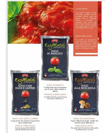 EasyMontali pasta sauces - Stir In Olives & Capers pasta sauce Bulk Multipack 12 x 90g pouches - Buy Online on GoSupps.com