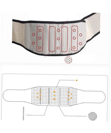 Support Brace Heated Back Brace for Women - Lumbar Support & Cold Protection - Comfortable Waist Support Belt in Black - Buy Online on GoSupps.com
