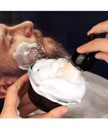 Minkissy Shaving Brushes Set - Reusable Shaving Brush & Bowl for Men | Best Men's Grooming Tools - Buy Online on GoSupps.com