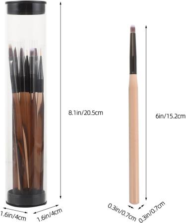NOLITOY 9pcs Nail Art Liner Brushes Pens Nail Art Point Drill Drawing Brush Pen Manicure Tool Nail Art Design Dotting Pen Tools for DIY Manicure - Buy Online on GoSupps.com