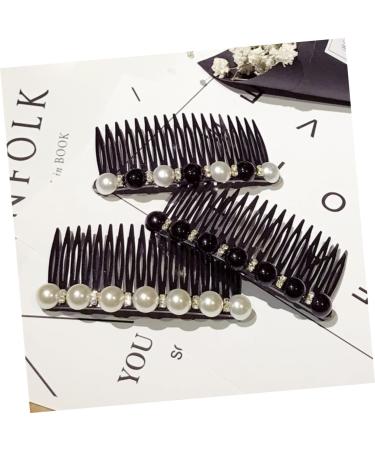 FRCOLOR Set of 6 comb headpiece pearl headpiece made of pearls rhinestone comb hair styling hair accessories combs tiara comb headdress made of rhinestone decorative comb headdress Korean version - Buy Online on GoSupps.com