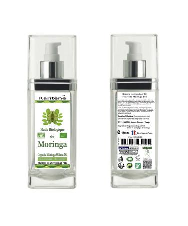Organic Moringa Oil, Nourishing and Moisturizing Oil for Dry Skin and Hair, 150 ml