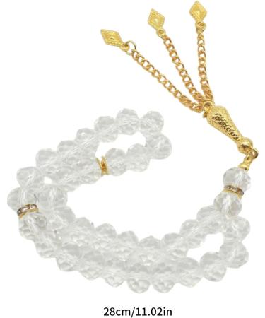 KUAIYIJU Tasbih Prayer Rosary Bead Bracelet - Stylish Islamic Jewelry with Decorative Tassels | Perfect Party Gift - Buy Online on GoSupps.com