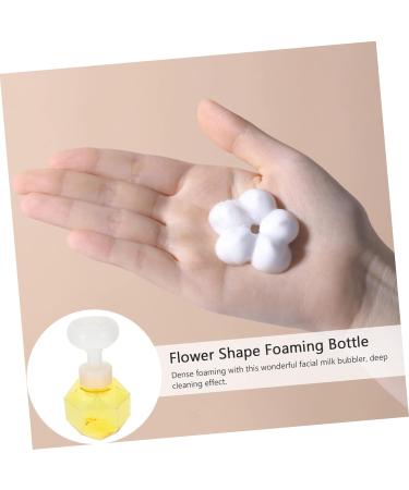 Ciieeo Flower Sparkling Bottle - Milk Cleansing Milk Facial Bubble Maker Tool | Foamer Device Cup | Yellow 9.7x9.7x16.3cm - Shop Internationally - Buy Online on GoSupps.com