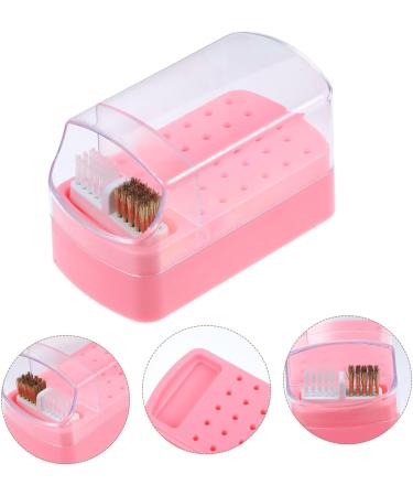 Beaupretty Drill nail polish head box nail drill storage nail drill bit case nails drill bits nail drill bits drill bit holder for nails drill bits for nails nail bits clean plastic Storage - Buy Online on GoSupps.com