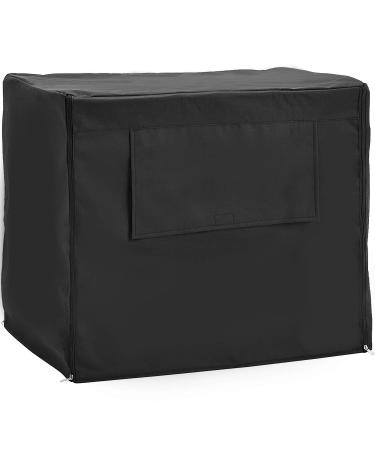 Downtown Pet Supply - Universal Fit Dog Crate- Rip Resistant Polyester Fabric Dog Kennel Cover with Side Windows and Secure Buckles - Crate Cover 42 Inch