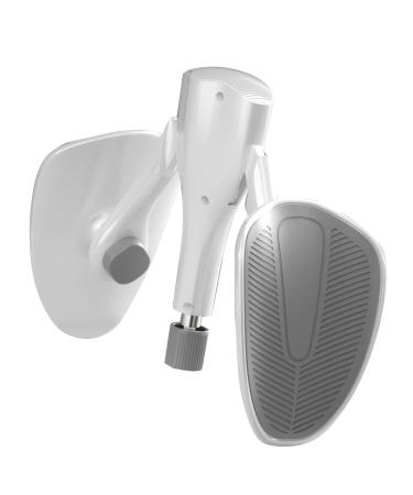 Pelvic Hip Trainer Versatile Build Muscle Hip Trainer PP TPE for Home (Gray and White)