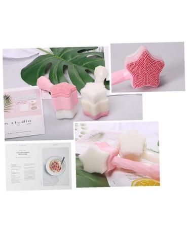 1PC Star-Art Silicone Double-Sided Blackhead & Facial Cleaning Brush - Deep Pore Cleanser & Gentle Peeling Tool for Men - Buy Online on GoSupps.com