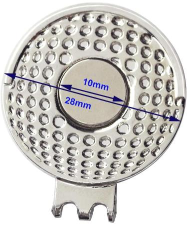 Myartte Golf Ball Marker Hat Clip Set - 4 PCS Assorted Pattern Poker Chip Markers for Men and Women Golfers - Buy Online on GoSupps.com
