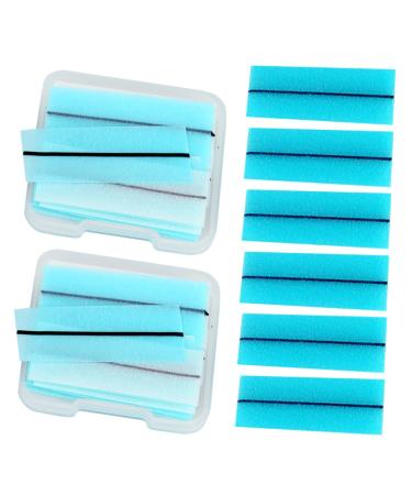 Beatifufu 2 Boxes lash Strips to Lashes False Lashes Strips Adhesive Strip Adhesive Boxed self-Adhesive Strip Make up Eyelashes Strips Bulk lash Adhesive Strips for False Lashes