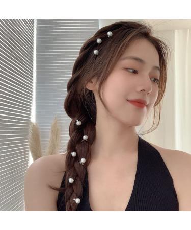 10 Pcs Mini Pearl Hair Clips - Fashion Wedding Hair Accessories for Women and Girls - Buy Online on GoSupps.com