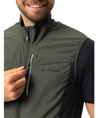 VAUDE Men's Kuro Air Vest XL - Lightweight Khaki Outdoor Vest for Hiking & Travel | International Shipping Available - Buy Online on GoSupps.com