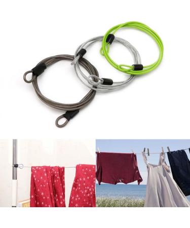 GOOTRADES 3 Pack Outdoor Travel Security Loop Cable Lock Lightweight Tiny U-Lock (2mm 40 Inch Long) - Buy Online on GoSupps.com