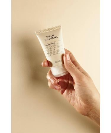 SKIN SAPIENS Nourish & Hydrate Face Cream with Calendula 99% Natural Ecocert Cosmos Unperfumed Facial Moisturiser For Men and Women Cruelty Free and Vegan Skincare For Sensitive Skin 40 ml - Buy Online on GoSupps.com