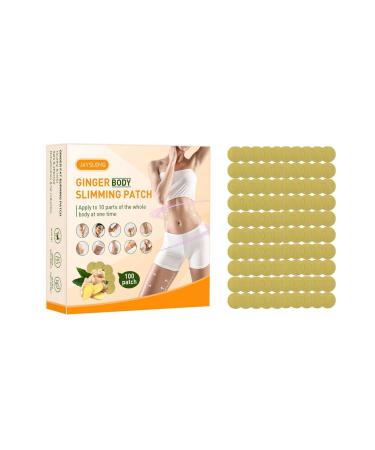 JIAWEIIY Patch Quick Slimming Patch Belly Slim Patch Abdomen Burning Fat 100Pcs