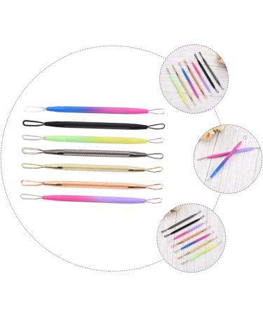 Balacoo 7pcs Double-headed Extrusion Ring Beauty Tools Blackhead Removal Blackhead Removers Stainless Steel - Buy Online on GoSupps.com