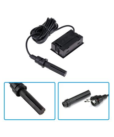RUIZHI 2 Pack Mini Digital Hygrometer Thermometer Temperature Humidity Thermometers with Gauge Meter Probe for Reptile Aquarium Greenhouse Office - Buy Online on GoSupps.com