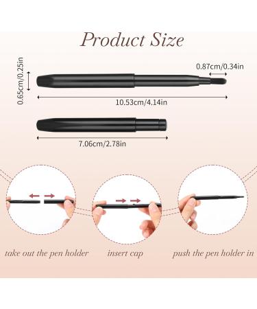 Retractable Lipstick Brush 2 Pack Professional Lip Brush for Lipstick Portable Lip Liner Brush Lip Mask Applicator Lip Balm Applicator Flat Lipstick Gloss Makeup Brush with Cap Makeup Tools for Women - Buy Online on GoSupps.com