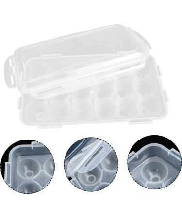 BUGUUYO Box Plastic Trays Food Trays Clear Plastic Egg Holder Egg Dispenser Egg Carton Crisper Multi-Layer White 32x18cm - Buy Online on GoSupps.com