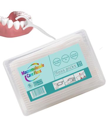 Generic 50 pieces of dental silk sticks teeth Dental floss with storage bags clean dental floss portable toothbrush bar soft on gums and teeth for at home travel travel