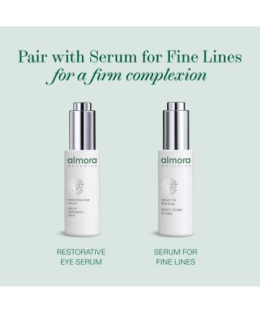 Almora Botanica Restorative Eye Serum 30mL | Brightening & Firming Eye Treatment | Reduces Dark Circles Puffiness & Fine Lines | Nutrient-Rich Collagen-Activating Formula | Clean Vegan Skincare - Buy Online on GoSupps.com