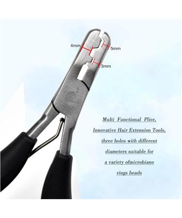 Hair Extension Remove Tool Fusion Hair Extension Pliers for Keratin Hair Extensions Beads Tool Hair Extension Pliers - Buy Online on GoSupps.com