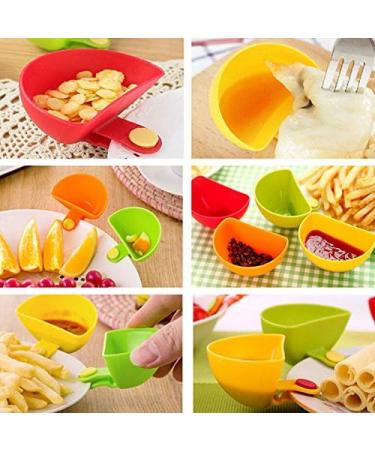 PK4 Sauce Clips -Chutney & Sauce Dipping Pots Ketchup Mayo & Chutney BBQ - Buy Online on GoSupps.com