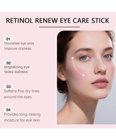  JIAOY Retinol and caffeine eye contour balm anti-aging cream for dark circles puffiness and wrinkles brightening and firming moisturizing treatment with vitamin E for women and men (1 piece) - Buy Online on GoSupps.com