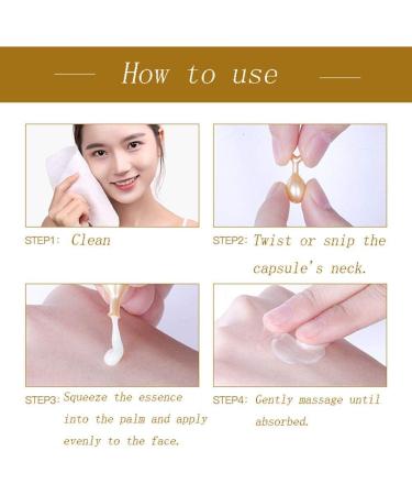 Face Serum Capsules Reducing Fine Lines Skin Brightening Hydrating Firming Hyaluronic Acid Essence Capsules Anti-aging Vitamin E Serum Hydrating Face Serum 30 Capsules - Buy Online on GoSupps.com