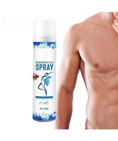 WJnflQN Hair Removal Spray | Soothing Body Solution 220ml Hair Remover - For Underarms Back Legs Intimate Areas and Home Use