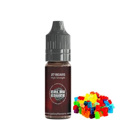 27 Bears High Strength Flavouring - 230+ Flavours - Galaxy Food Flavours - 500ml Bottle