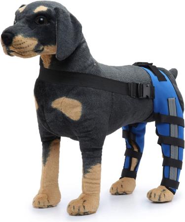 Dog Leg Brace Relieve Pain Delicate Pet Knee Pads Shockproof Waterproof Elastic for Pets (M) - Buy Online on GoSupps.com