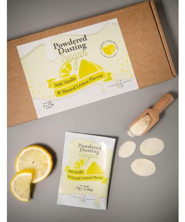 Icing Sugar with Vanilla & Natural Lemon Flavour - 75g | Multipurpose Dusting & Mixing - 5 Count - Buy Online on GoSupps.com