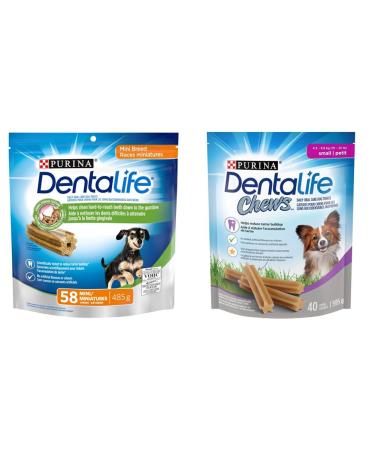 DentaLife Daily Oral Care Dental Dog Treats | for Mini and Small Breed Dogs (98 Chews)