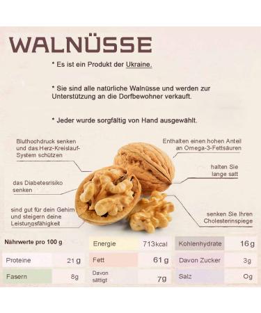 Buy 5Kg Whole Raw French Walnuts - New Harvest 100% Natural & Untreated - Buy Online on GoSupps.com