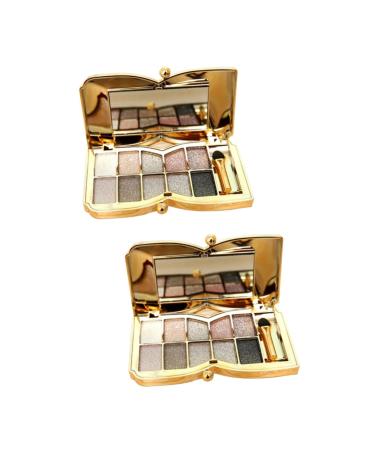 DOITOOL 2pcs Eye Shadow Eyeshadow Pallete Eyeshadow Palette Set Pearlescent 1 count (Pack of 1) As Shownx2pcs