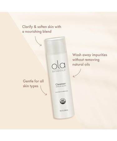 Dr. Mercola Ola Botanicals Organic Cleanser - 5 Fl. Oz | Clarify & Nourish Skin | USDA Organic Gluten & Soy Free - Buy Online on GoSupps.com